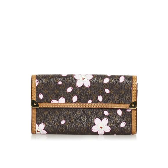 Louis Vuitton x Takashi Murakami Cherry Blossom Monogram Wallet - Farfetch